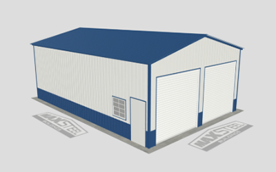 24' X 35' HEAVY DUTY GARAGE